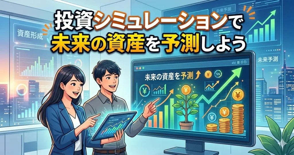 投資シミュレーションで未来の資産を予測しよう