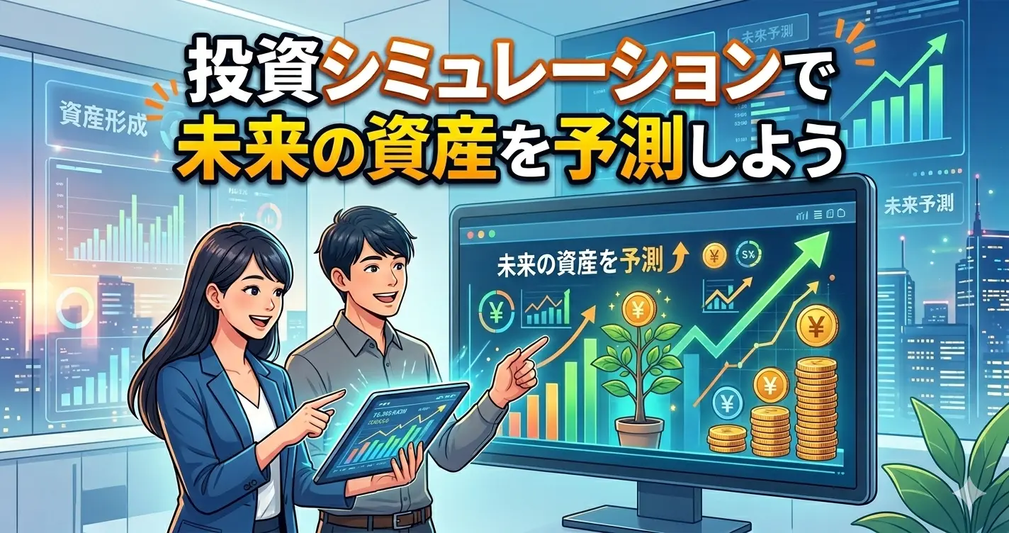 投資シミュレーションで未来の資産を予測しよう